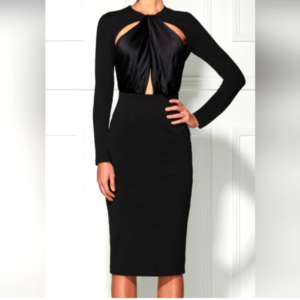 Misha Collection Black Dress SzM